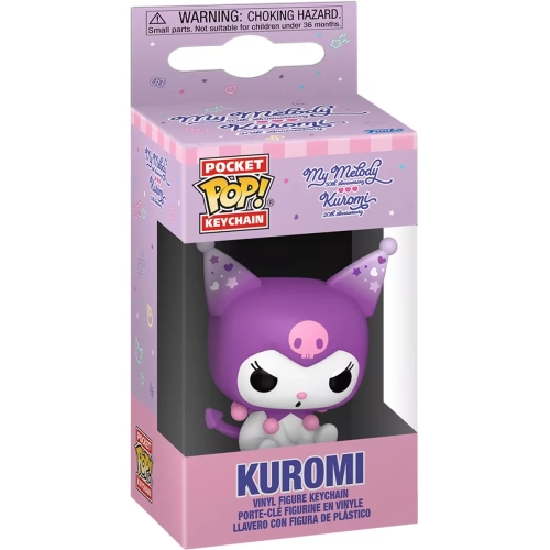 Funko Pop! Kuromi Pocket Pop! Keychain My Melody 50th Anniversary Kuromi 20th Anniversary Box