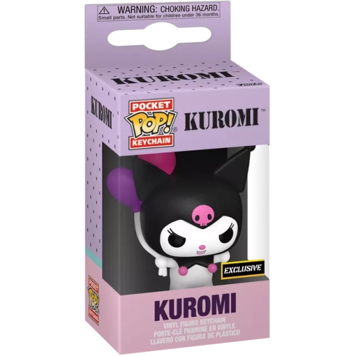 Funko Pop! Kuromi Pocket Pop! Keychain Sanrio Vinyl Figure Box