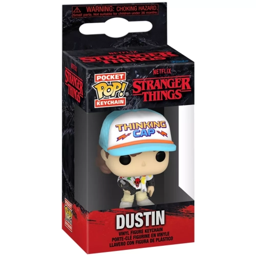 Funko Pop! Dustin Pocket Pop! Keychain Netflix Stranger Things Box