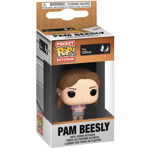 Funko Pop! Pam Beesly Pocket Pop! Keychain The Office Box