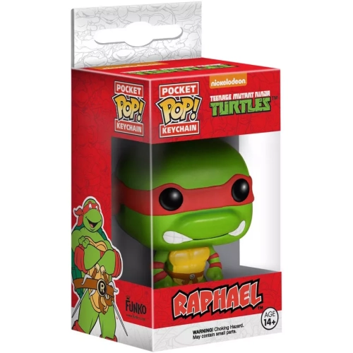 Funko Pop! Raphael Pocket Pop! Keychain Nickelodeon Teenage Mutant Ninja Turtles Box