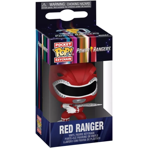 Funko Pop! Red Ranger Pocket Pop! Keychain with Power Sword Box