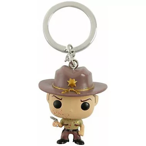 Funko Pop! Rick Grimes Pocket Pop! Keychain Bloody