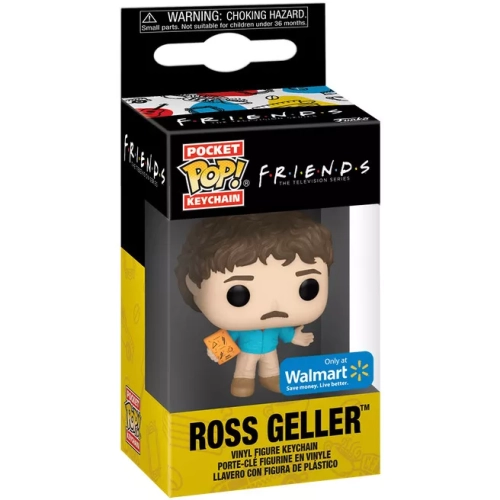 Funko Pop! Ross Geller Pocket Pop! Keychain 80s Friends The TV Series Box