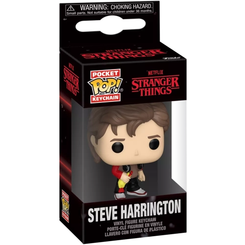 Funko Pop! Steve Harrington Pocket Pop! Keychain Netflix Stranger Things Box