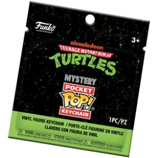 Michelangelo Nickelodeon Teenage Mutant Ninja Turtles Mystery Pocket Pop Keychain Pack