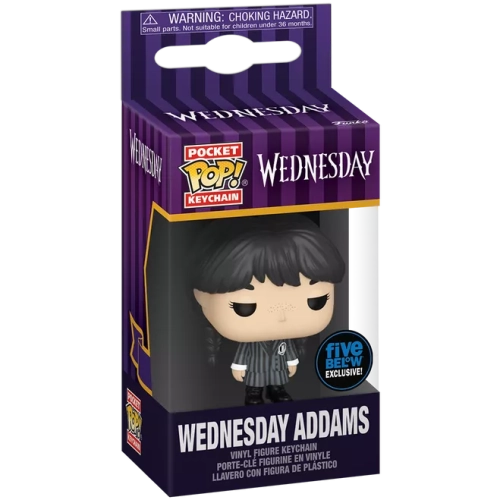 Funko Pop! Wednesday Addams Pocket Pop! Keychain Television Box