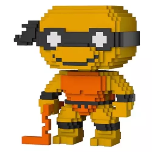 Funko Pop! Michelangelo #07 8-Bit Neon Nickelodeon Teenage Mutant Ninja Turtles