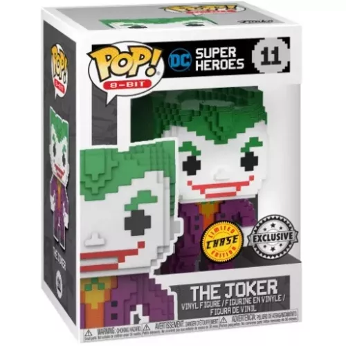 Funko Pop! The Joker #11 Chase DC Super Heroes 8-Bit Box