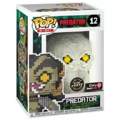 Funko Pop! Predator #12 Chase Glows in the Dark 8-Bit Box