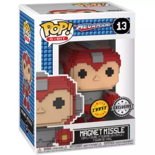 Funko Pop! Magnet Missle #13 Chase Mega Man 8-Bit Vinyl Figure Box