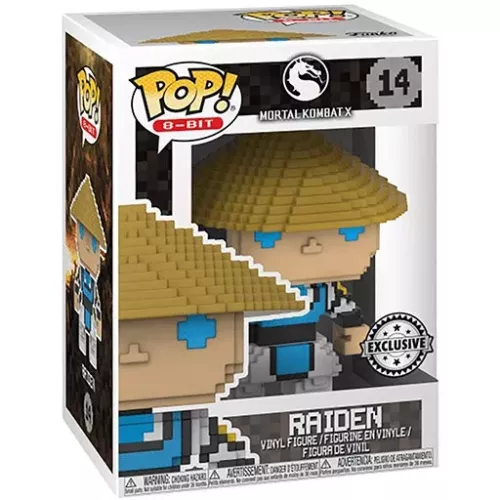 Funko Pop! Raiden #14 Mortal Kombat X 8-Bit Vinyl Figure Box