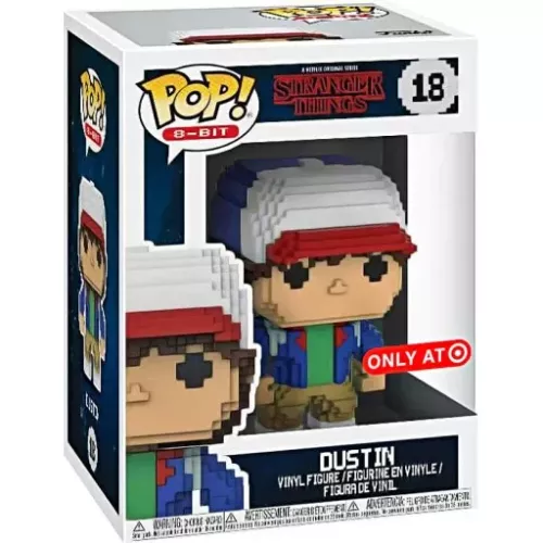Funko Pop! Dustin #18 Stranger Things 8-Bit Vinyl Figure Box