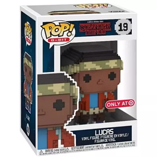 Funko Pop! Lucas #19 Stranger Things 8-Bit Vinyl Figure Box