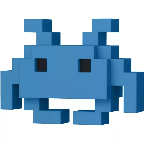 Funko Pop! Medium Invader #33 Blue Space Invaders 8-Bit