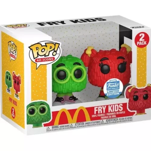 Funko Pop! Fry Kid 2 Pack Green McDonald's Ad Icons Box