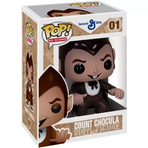 Funko Pop! Count Chocula #01 General Mills Ad Icons Box