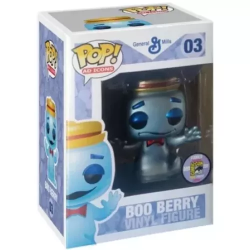 Funko Pop! Boo Berry #03 Metallic General Mills Ad Icons Box