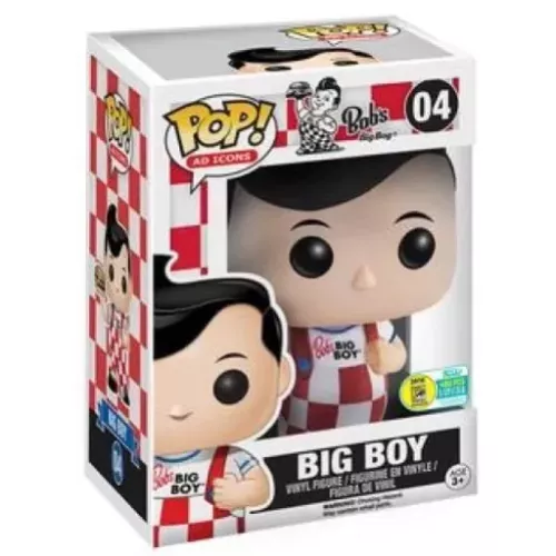 Funko Pop! Big Boy #04 Bob's Big Boy Ad Icons Vinyl Figure Box