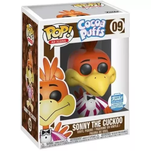 Funko Pop! Sonny the Cuckoo #09 Cocoa Puffs Ad Icons Box