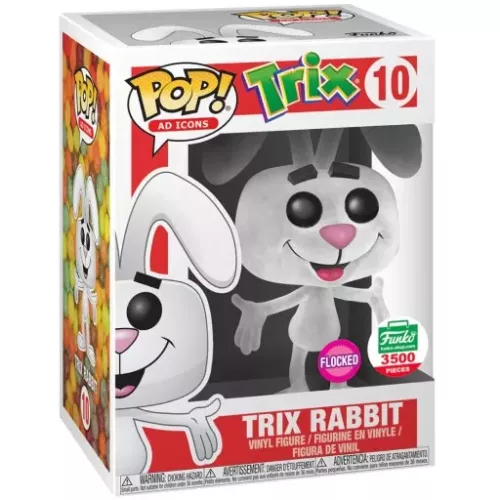 Funko Pop! Trix Rabbit #10 Flocked Ad Icons Vinyl Figure Box
