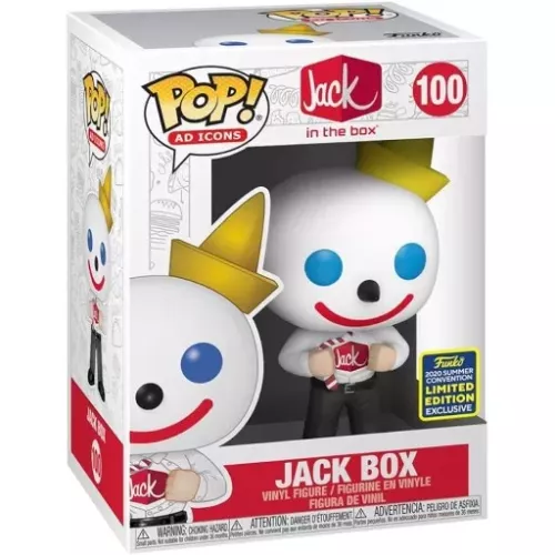 Funko Pop! Jack Box #100 Jack in the Box Ad Icons Vinyl Figure Box
