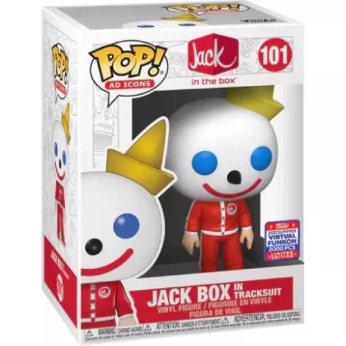 Funko Pop! Jack Box in Tracksuit #101 Jack in the Box Box
