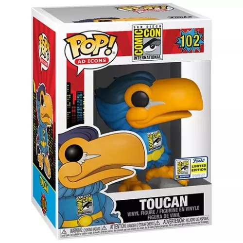 Funko Pop! Toucan #102 San Diego Comic Con International Box