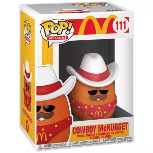 Funko Pop! Cowboy McNugget #111 McDonald's Ad Icons Box
