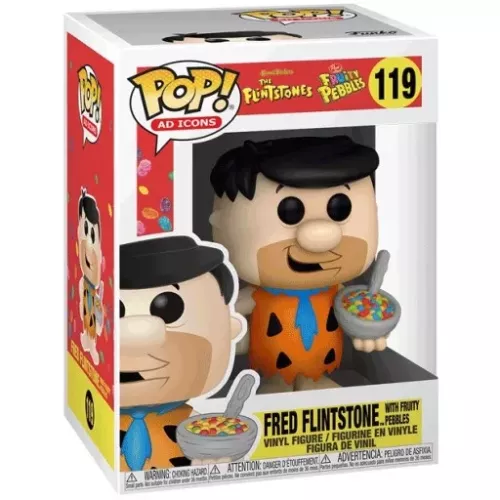 Funko Pop! Fred Flintstone with Fruity Pebbles #119 Box