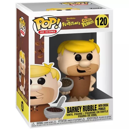Barney Rubble with Cocoa Pebbles Box