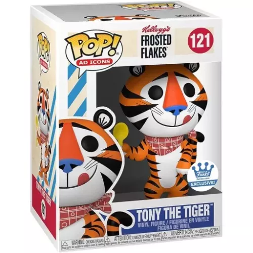 Funko Pop! Tony the Tiger #121 Retro Kellogg's Frosted Flakes Box