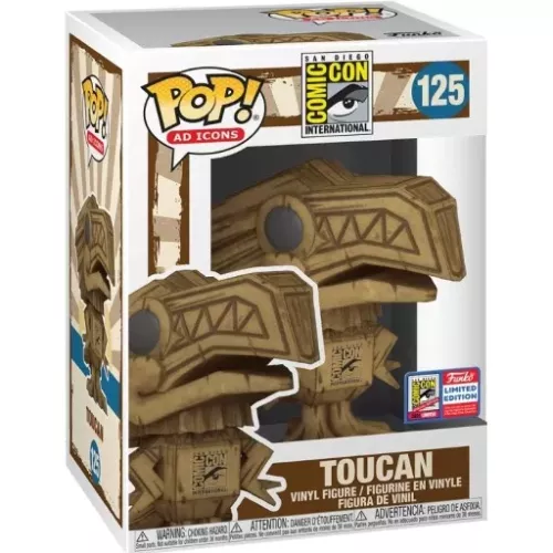 Funko Pop! Toucan #125 Tiki San Diego Comic Con International Box