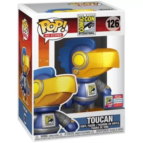 Funko Pop! Toucan #126 Blue San Diego Comic Con International Box