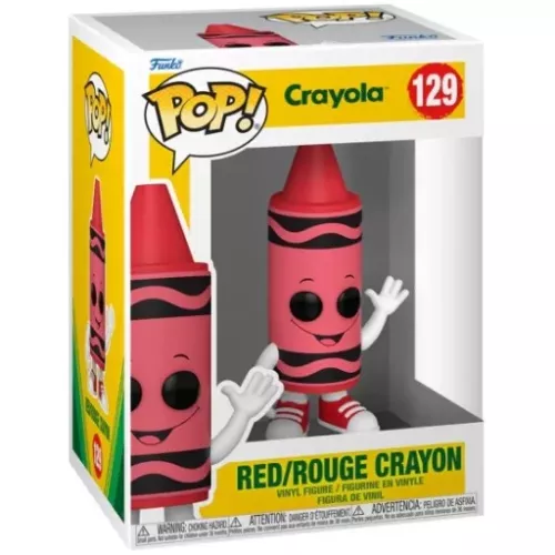 Funko Pop! Red Crayon #129 Crayola Ad Icons Vinyl Figure Box