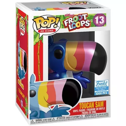 Funko Pop! Toucan Sam #13 Metallic Kellogg's Froot Loops Box