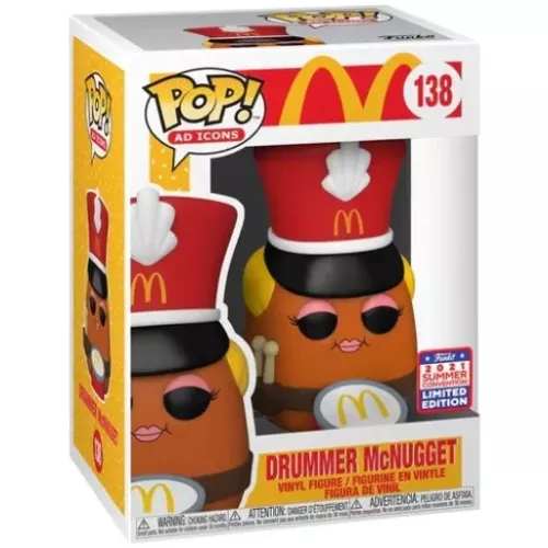 Funko Pop! Drummer McNugget #138 McDonald's Ad Icons Box