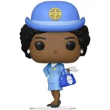 Stewardess with Blue Bag
