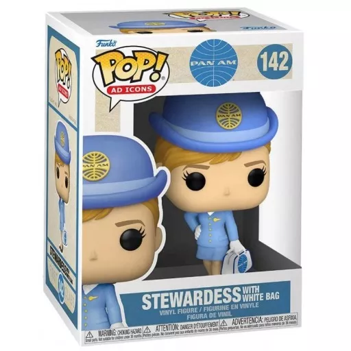 Stewardess with White Bag Box