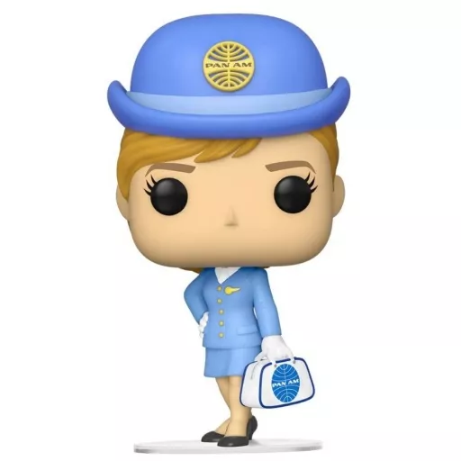 Stewardess with White Bag