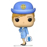 Stewardess with White Bag