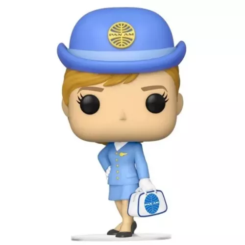 Funko Pop! Stewardess with White Bag #142 Pan Am Ad Icons