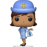 Stewardess with White Bag