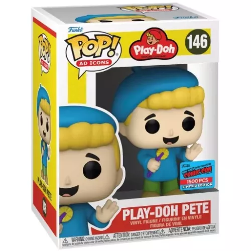 Funko Pop! Play-Doh Pete #146 Blue Shirt Play-Doh Modeling Compound Box