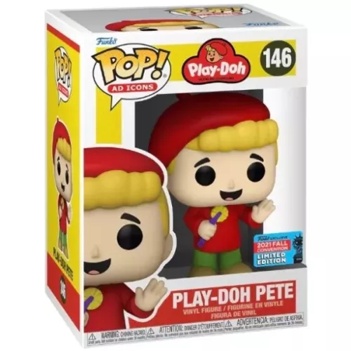Funko Pop! Play-Doh Pete #146 Red Shirt Play-Doh Modeling Compound Box