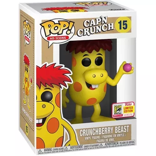 Funko Pop! Crunchberry Beast #15 Cap'n Crunch Ad Icons Box