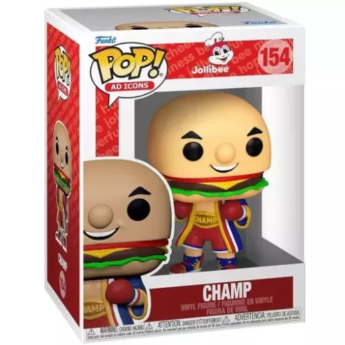 Funko Pop! Champ #154 Jollibee Ad Icons Vinyl Figure Box