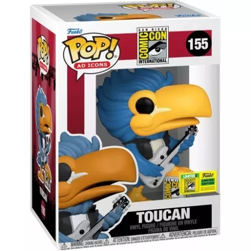Funko Pop! Toucan #155 Rocker San Diego Comic Con International Box