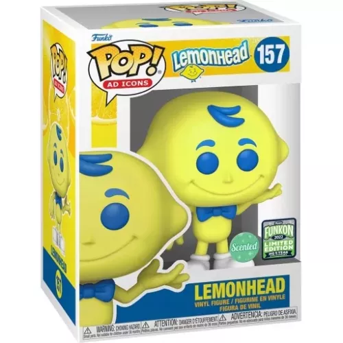 Funko Pop! Lemonhead #157 Scented Ad Icons Vinyl Figure Box