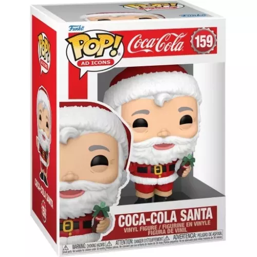Funko Pop! Coca-Cola Santa #159 Ad Icons Vinyl Figure Box